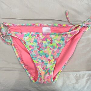 Xhilaration Pink Multicolor Bikini Bottom
